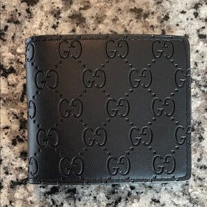 Black Leather Wallet